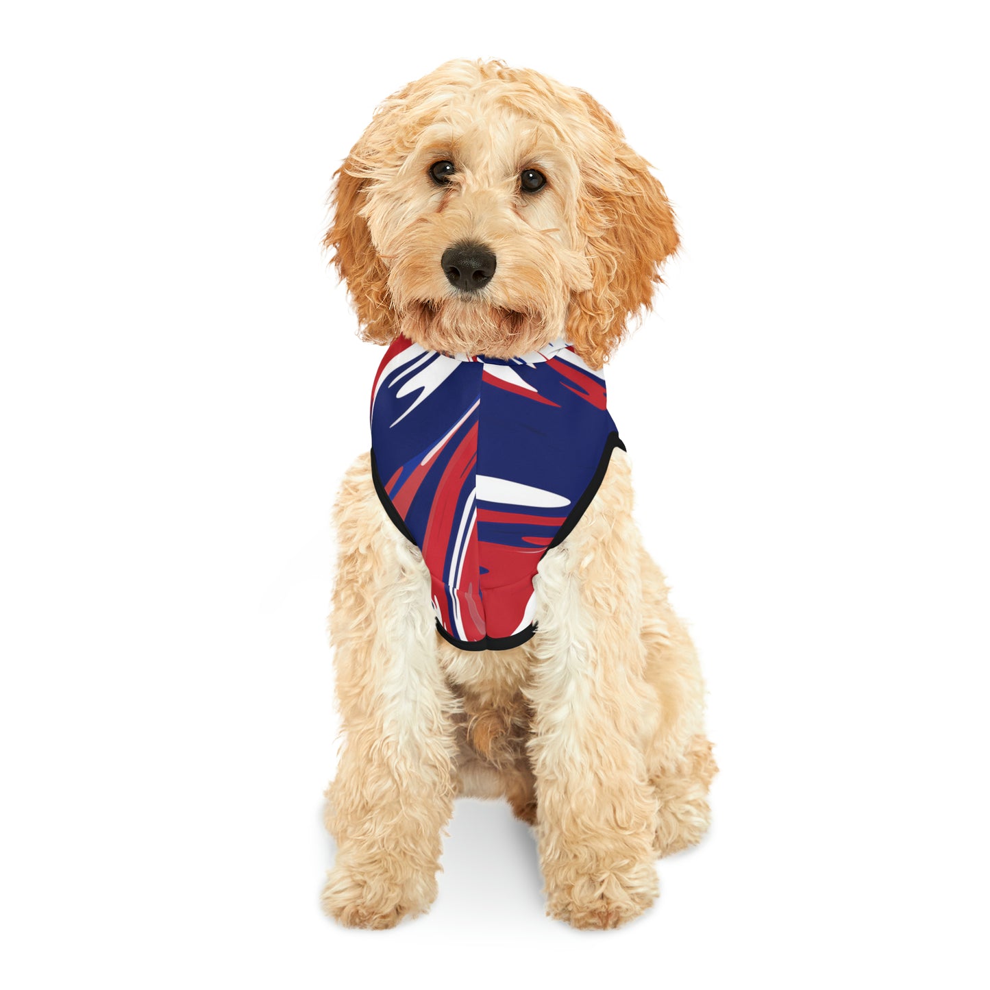 Rochester flower zubaz print Pet Hoodie