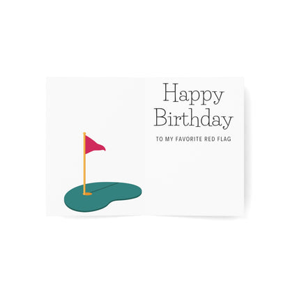 Zubaz Birthday Cards (1, 10, 30, and 50pcs) - Golf Theme