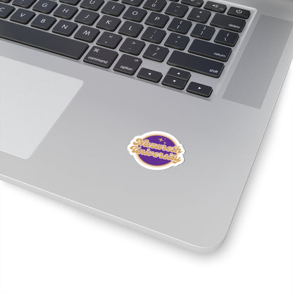 Round Naz Univ Kiss-Cut Stickers