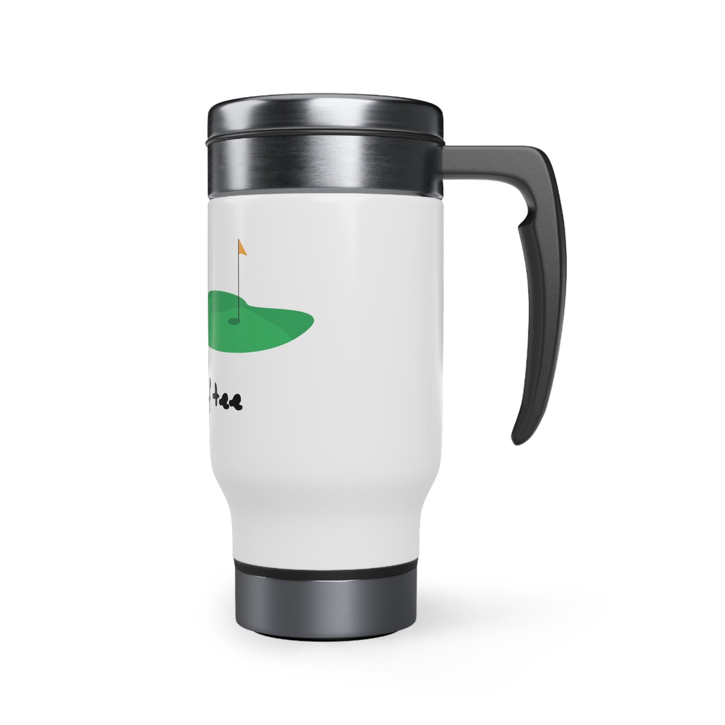 Stainless Steel Travel Mug with Handle, 14oz