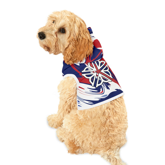 Rochester flower zubaz print Pet Hoodie