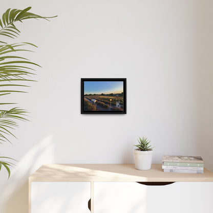 Lavender Fields, Wickham Farms, Matte Canvas, Black Frame